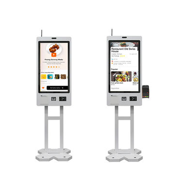 Fast Food HDMI Quick Service Restaurante Quiosque 27 32 polegadas Toque