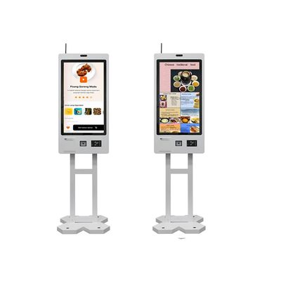 22Máquina de pedidos de comida com impressora de código QR