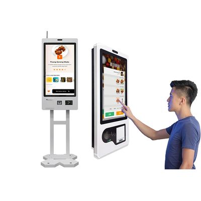 Supermercado Self Checkout Kiosk Kiosk de pagamento com tela sensível ao toque Com dispensador de cartão opcional