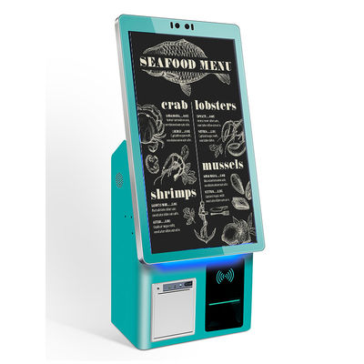 21Máquina automática de pagamento de 5 polegadas, serviço de auto-encomenda digital, quiosque de pagamento para restaurante.