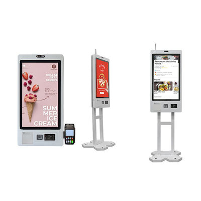 Impressão de bilhetes Self-Service Ordering Kiosk Capacitive Touch 10 Point e RFID Reader