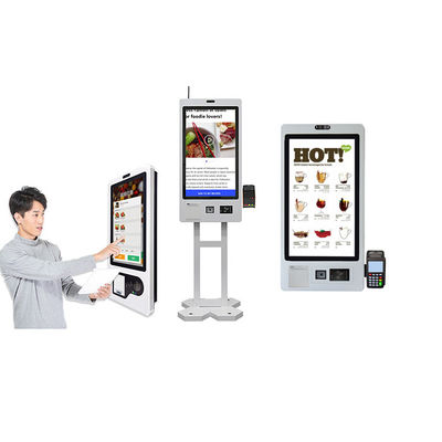 Win 10 Self Payment Kiosk LCD Touch Screen Para Piso em pé