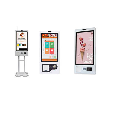 Android/Win7/8/10 Quiosque de pedidos de autoatendimento para restaurantes Design montado na parede