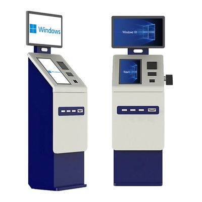 Quiosque de pagamento em numerário Multi Payment com impressora térmica Software Win/Linux e ecrã LCD