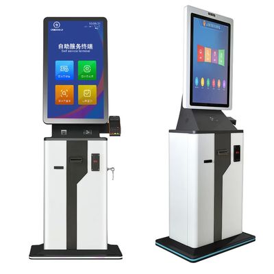 Máquina de venda de bilhetes de tela sensível ao toque para cartões de caixa Pagamento móvel com software Windows/Linux