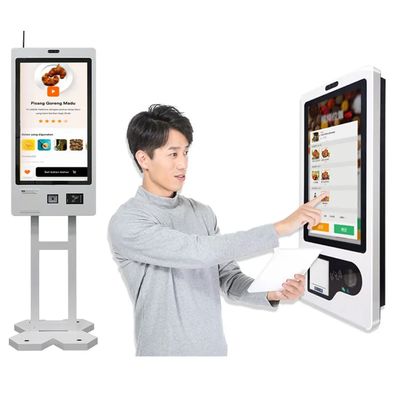 21.5' 'Touchscreen Self-Service Check In Kiosk com validação de notas e impressão térmica de cupons