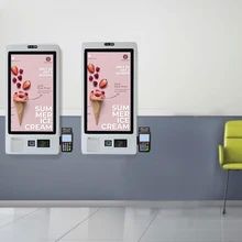 All Steel Personalizável Hotel Lobby Kiosk com Wi-Fi Bluetooth Suporta Dispensador de Cartão de Reciclagem