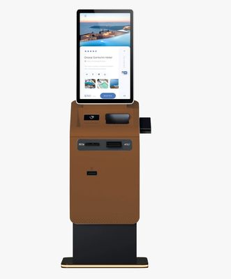 Quiosque de autoatendimento de impressora térmica com câmera de digitalização de código de barras e suporte a código QR/RFID