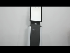 Quiosque de autoatendimento de 21,5 polegadas com tela sensível ao toque terminal vertical branco cartão de consulta