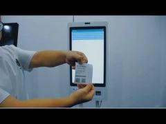 Veja Crtly 21,5 Inch Self Service Ordering Kiosk para Fast Food Restaurante Aceita Pagamentos Demo